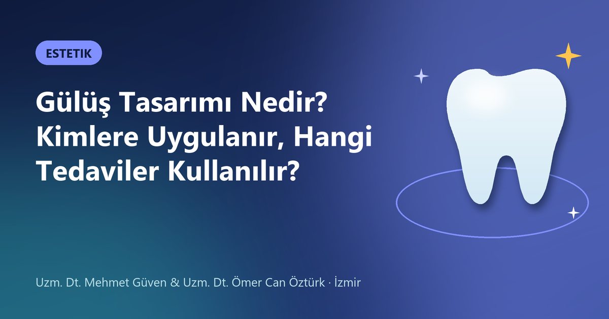 Gülüş Tasarımı Nedir? Kimlere Uygulanır, Hangi Tedaviler Kullanılır? – Güven & Öztürk Diş blog kapak görseli